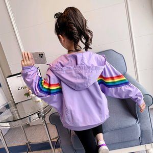 Windbreaker Jacket Purple